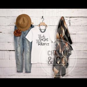Thick Thighs, Thin Patience Graphic Tee